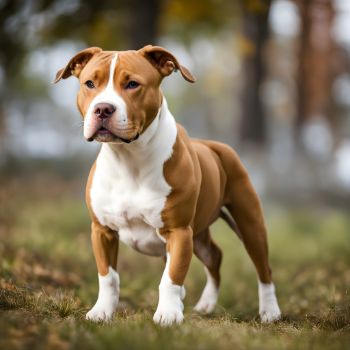 pictures of brown and white pitbulls