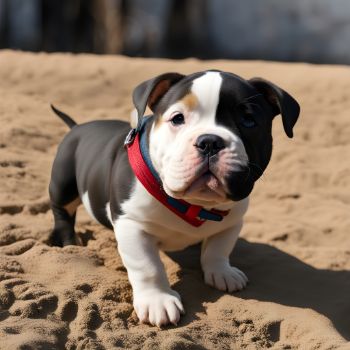  Tricolor American Bully offspring