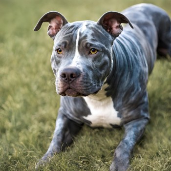 light blue brindle pitbull