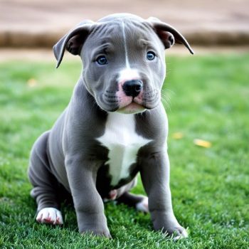 blue brindle Pitbull Puppy